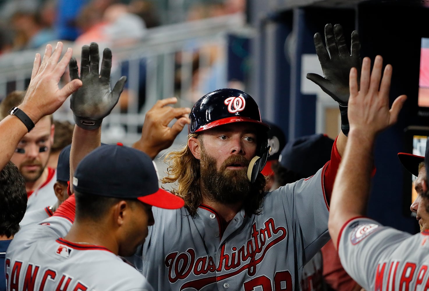 Photos: Gohara on mound as Braves open series with the Nationals