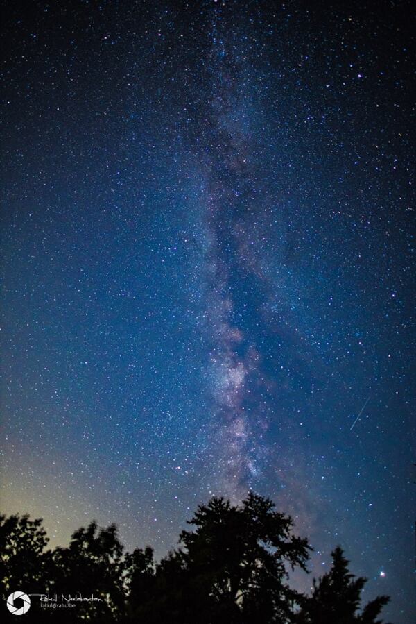 Rahul Neelakantan took this photo of the Milky Way in Iceland in December 2018.