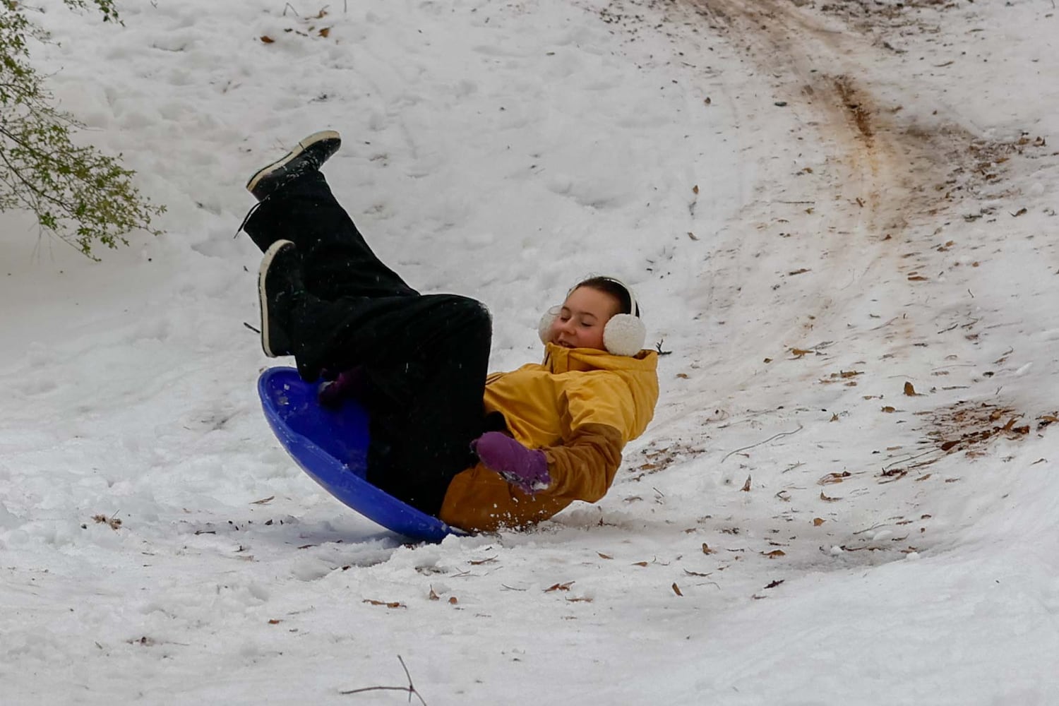 Snow storm hits Atlanta