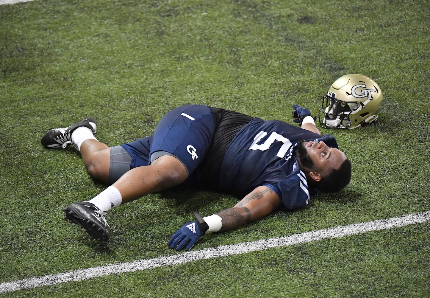 Georgia Tech football practice photo