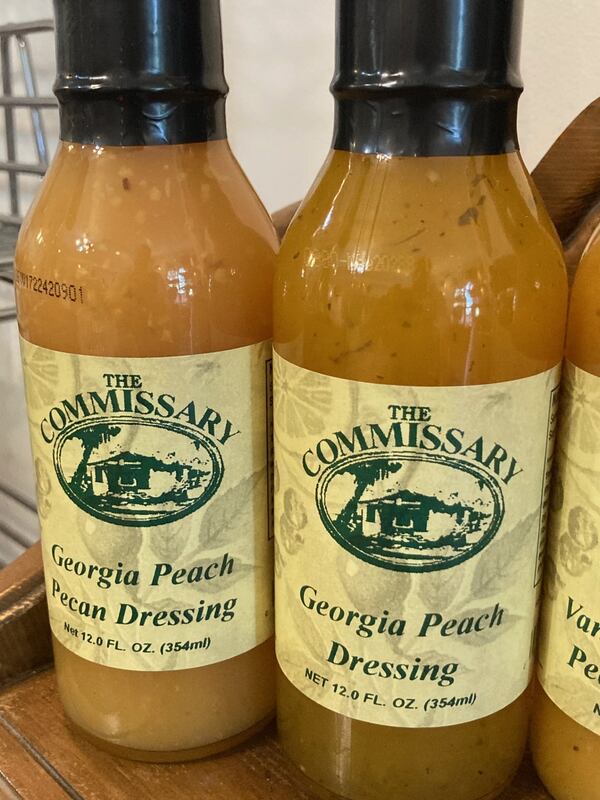 The Commissary on Jekyll Island's Pier Road sells Georgia-made salad dressings under a private label. The store will close permanently on Labor Day. (Adam Van Brimmer/AJC)