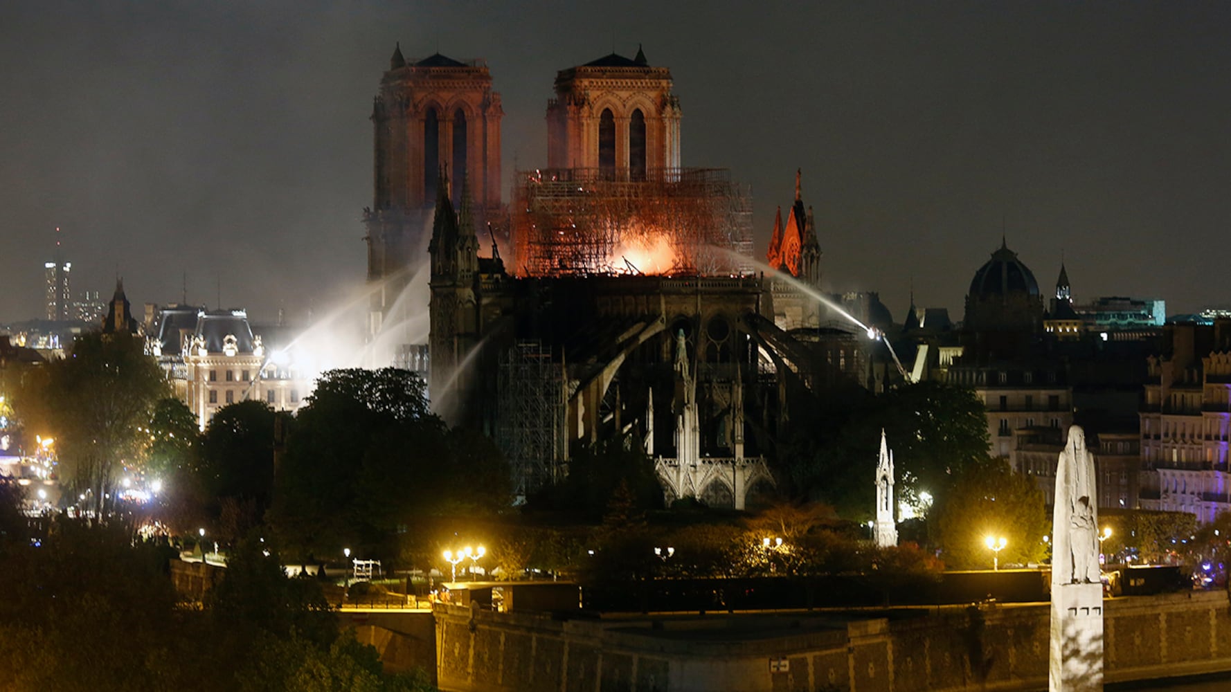 Photos: Paris’ Notre Dame Cathedral on fire