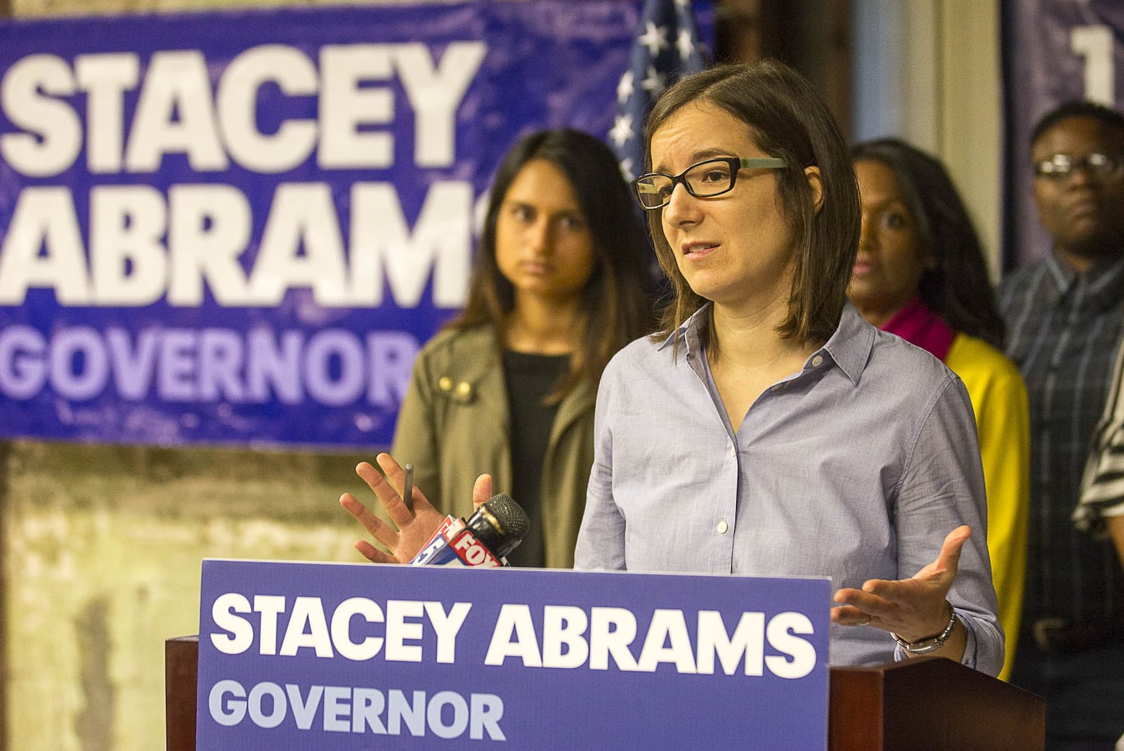 Lauren Groh-Wargo, campaign manager for Stacey Abrams, offered her views of Georgia's elections on Twitter. Abrams, a Democrat, lost her bid for governor to Gov. Brian Kemp. (Alyssa Pointer/AJC)