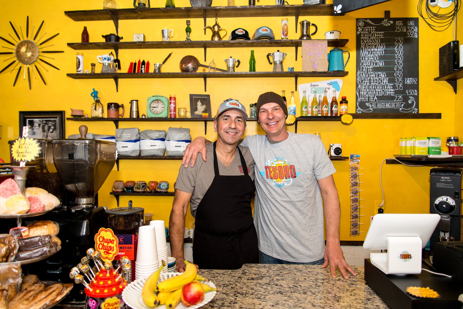 Taqueria el  Tesoro general manager Alan Raines (left) and partner Darryl Howard (right).