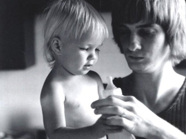 Writer Angela English Hansberger, seen as a child, was raised by her father, Walter English. Courtesy of Angela Hansberger