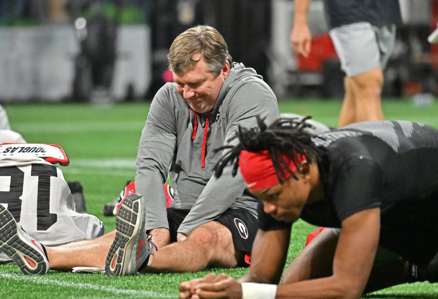 Peach Bowl Georgia practice