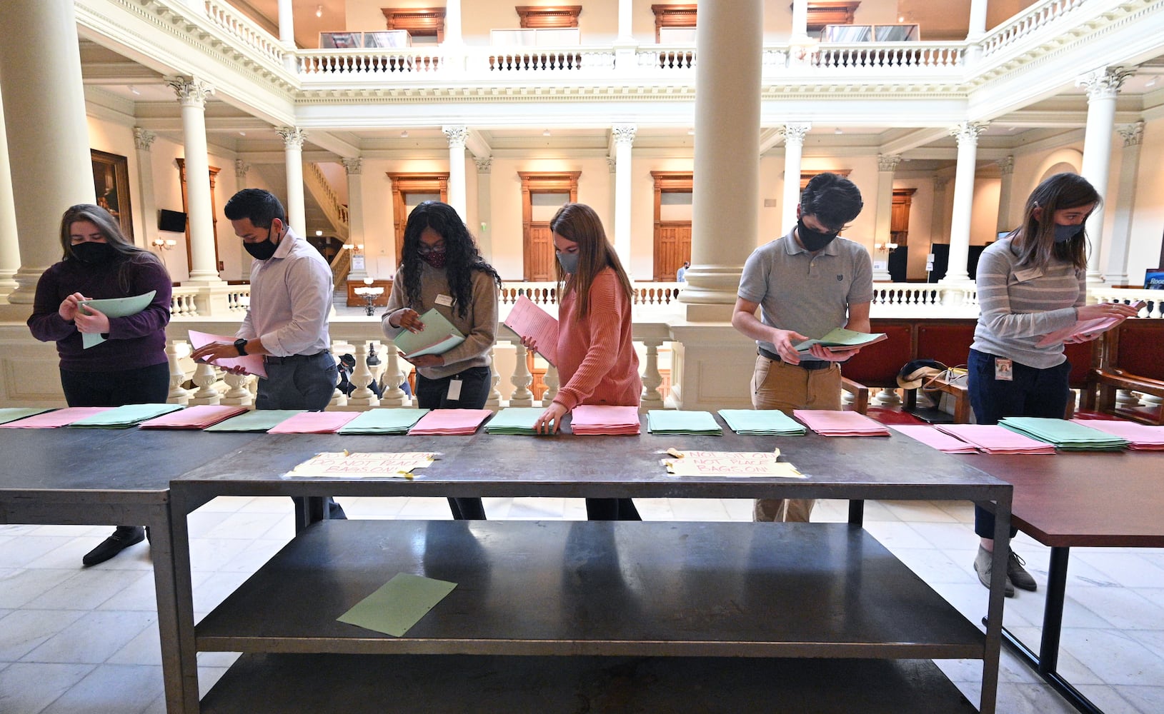 Scene from the day before Sine Die