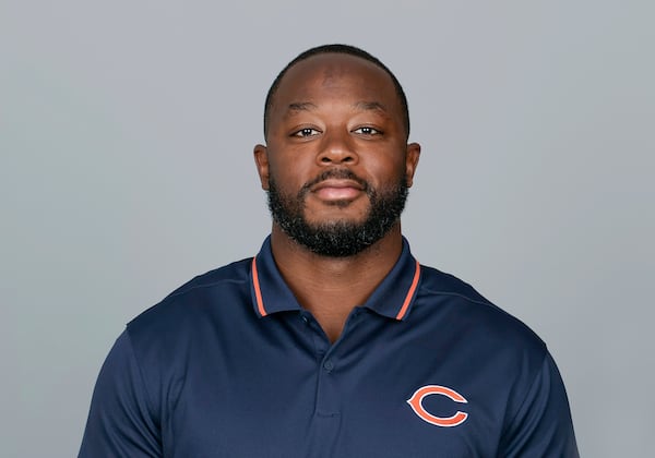 FILE - This is a 2024 photo of Thomas Brown of the Chicago Bears NFL football team. This image reflects the Chicago Bears active roster as of Thursday, April 25, 2024 when this image was taken. (AP Photo)