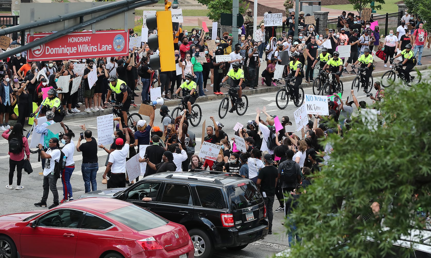 PHOTOS: Protestors gather across metro Atlanta