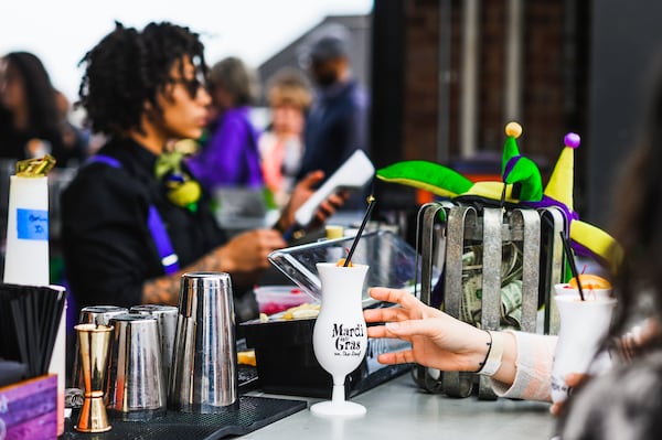 The Roof at Ponce City Market will offer festive food and drink specials for Mardi Gras. (Courtesy of Slater Hospitality)