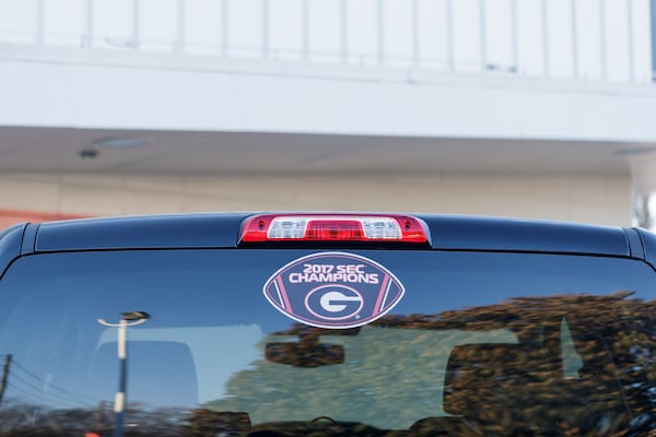 UGA fans are already in metro Atlanta in advance of  the College Football Playoff National Championship game Monday night. (AJ Reynolds/Special)