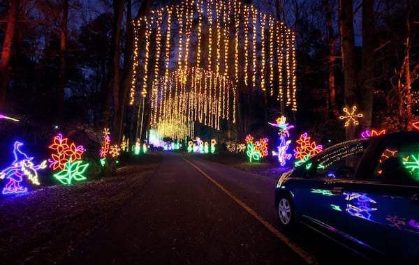 The dazzling scenes at Fantasy In Lights at Callaway Gardens bring out the kid in everyone.