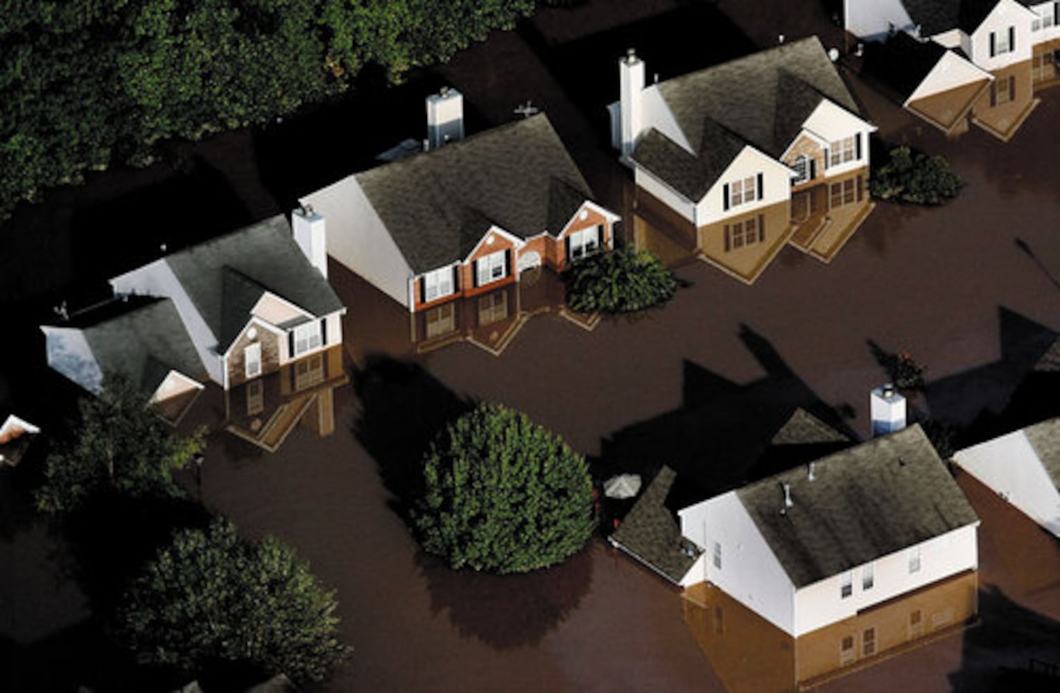 Atlanta flooding: Aerial photos