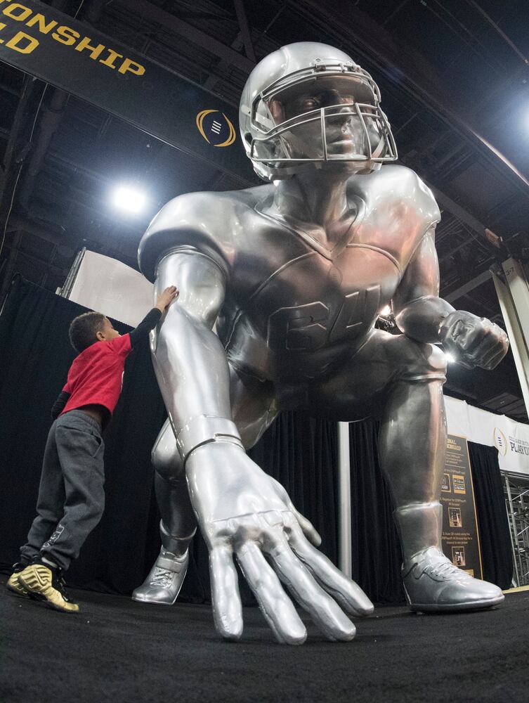 Photos: The scene as Georgia, Alabama prepare for national title game