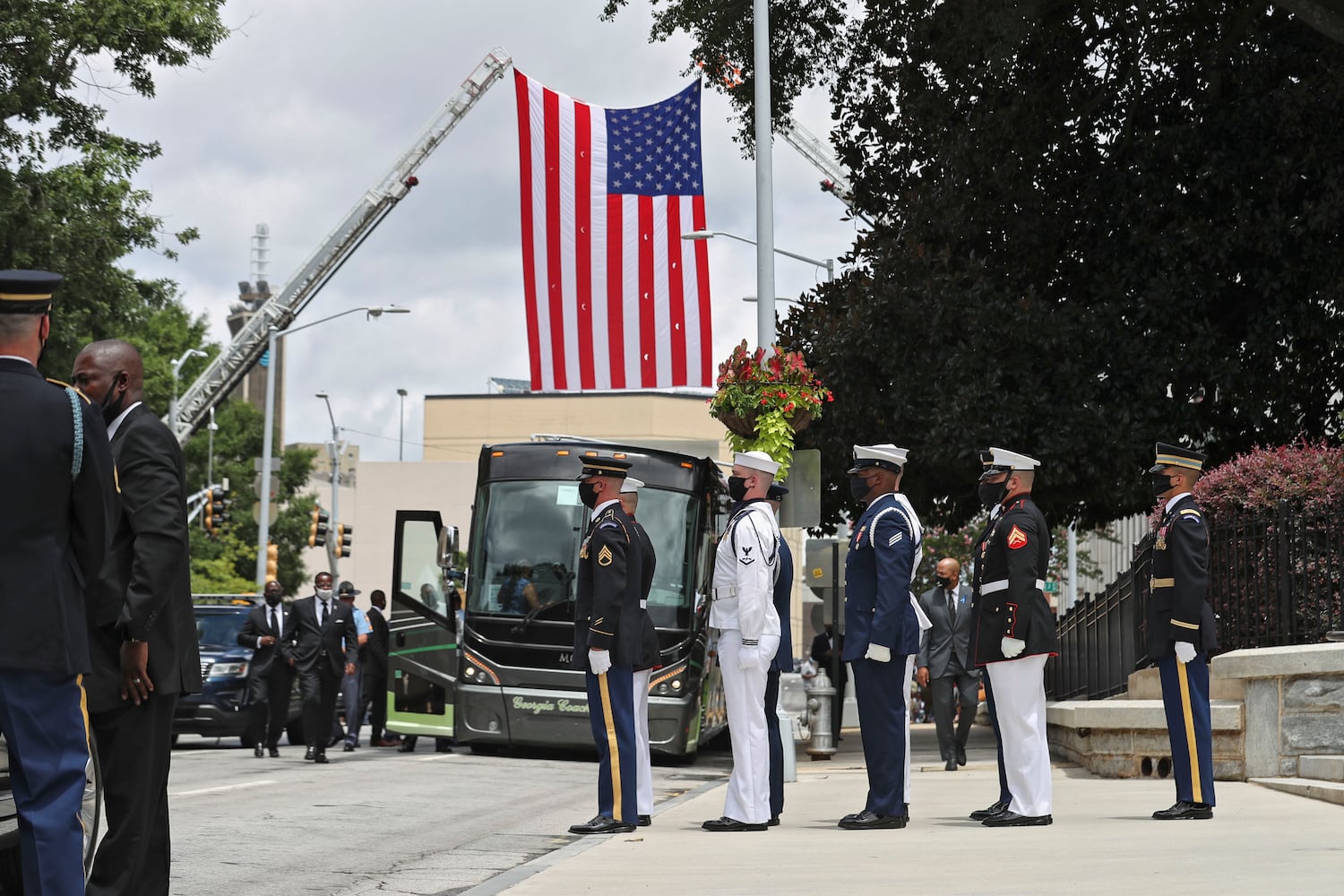 John Lewis Motorcade