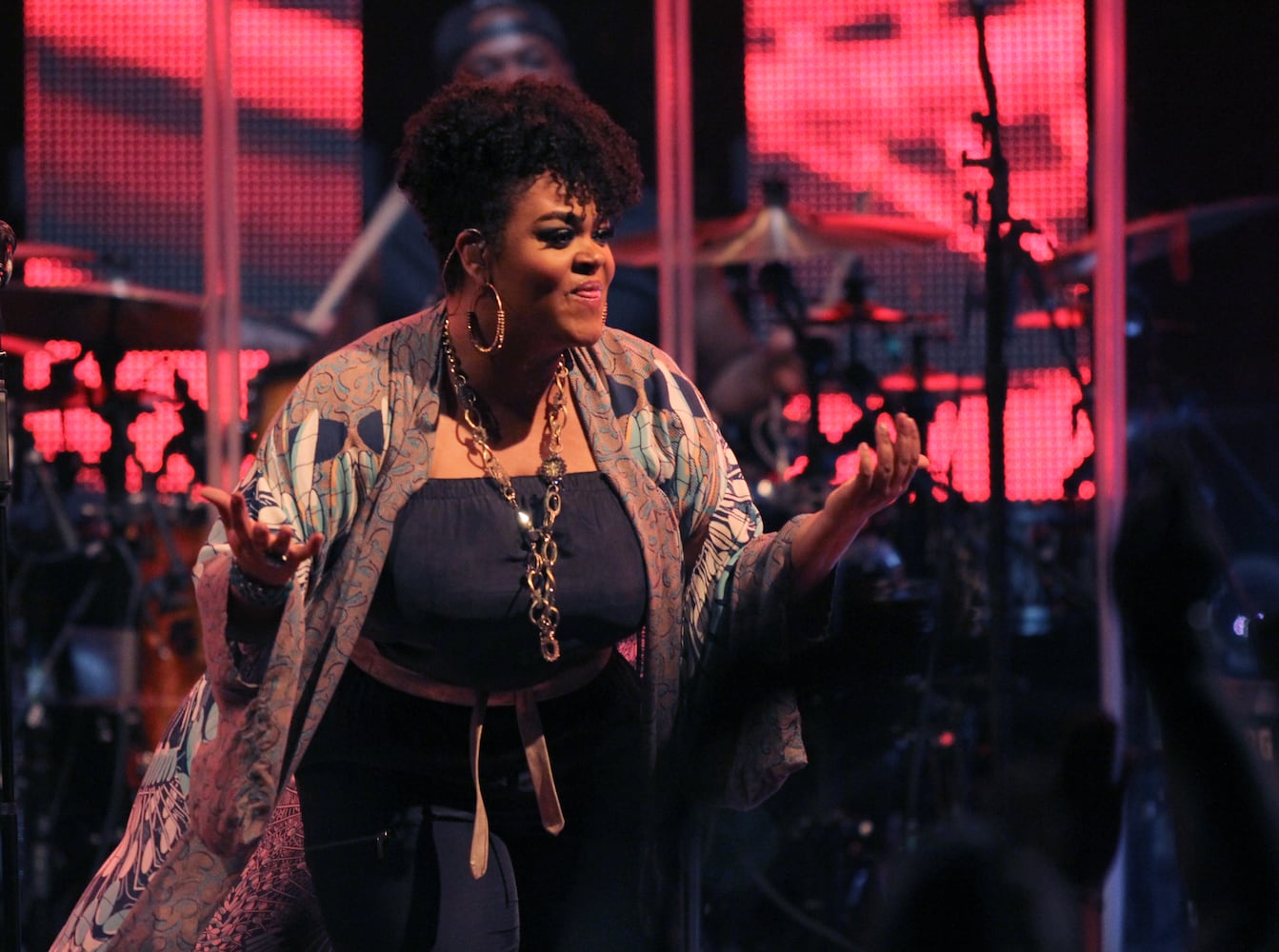 Jill Scott performs at Chastain Park Amphitheatre