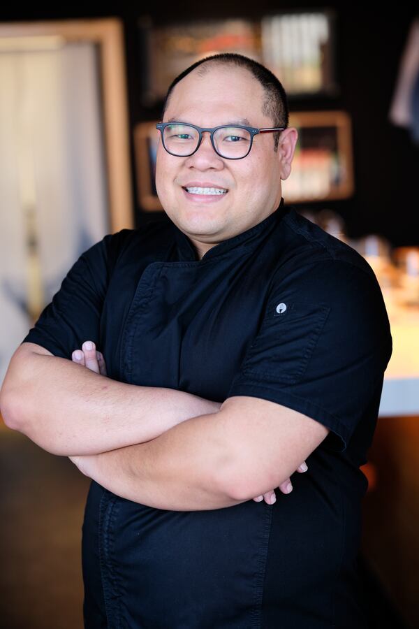 Leonard Yu personally serves nearly every diner at Omakase Table. Courtesy of Omakase Table/Brandon Amato 