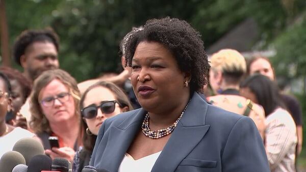 Democratic gubernatorial candidate Stacey Abrams called on Gov. Brian Kemp to extend the suspension of the state's motor fuel tax through the end of the year.