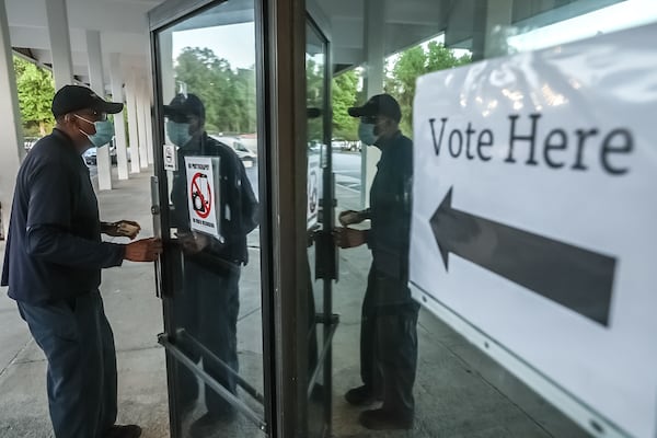 DeKalb resident Johnny Payne voted early.