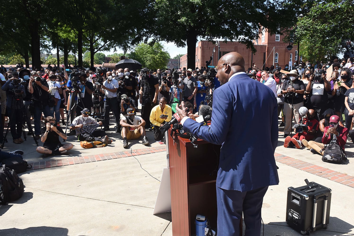 PHOTOS: Protesters gather across metro Atlanta