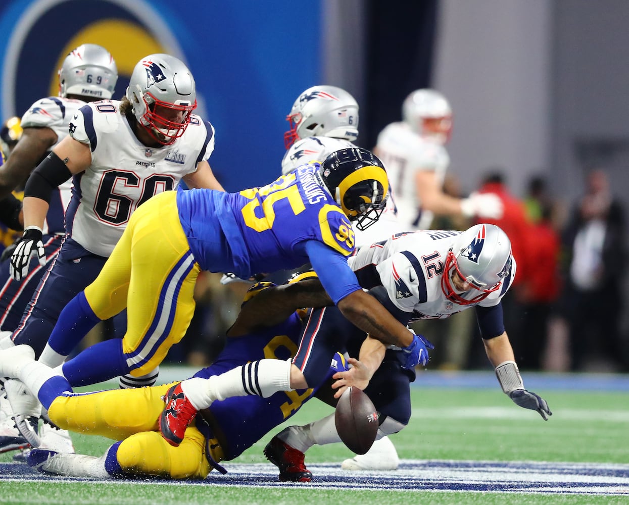 Photos: Patriots, Rams collide in Super Bowl in Atlanta