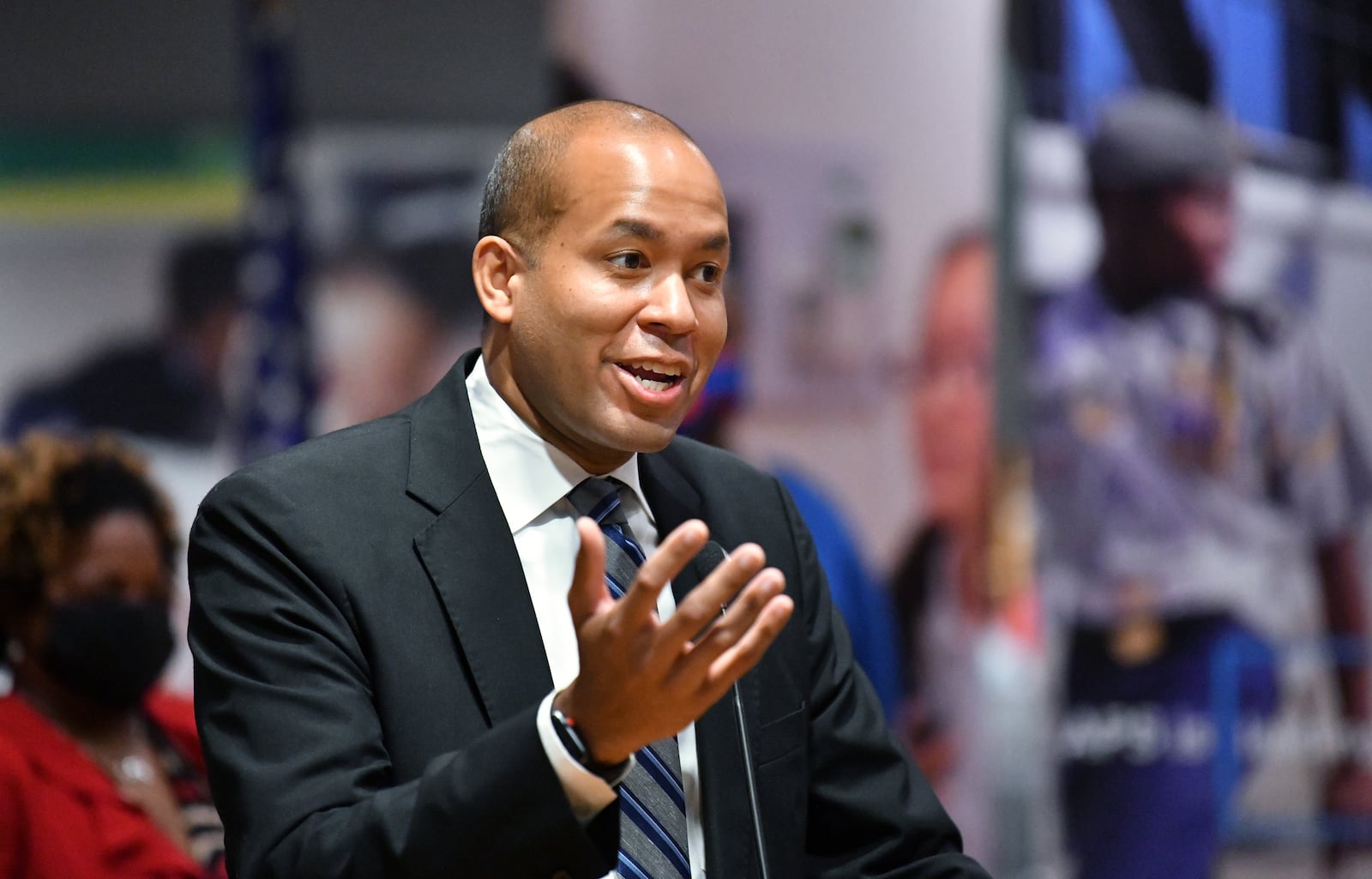 Atlanta school board Chairman Jason Esteves won reelection on Tuesday. (Hyosub Shin / AJC FILE PHOTO)