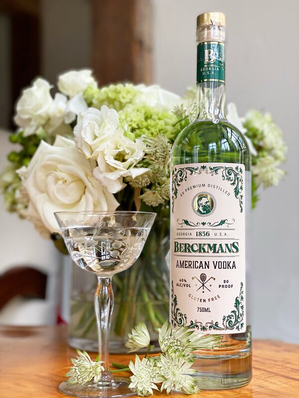 Berckmans American vodka pays tribute to Prosper J. Berckman, father of peach culture in Georgia. Courtesy of Berckmans Spirits