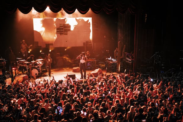 Shaboozey performed to a packed and energized crowd at Variety Playhouse on Wednesday, September 25, 2024. The country singer has spent 11 consecutive weeks at #1 on the Billboard Hot 100. Photos by Sophie Harris/For the AJC