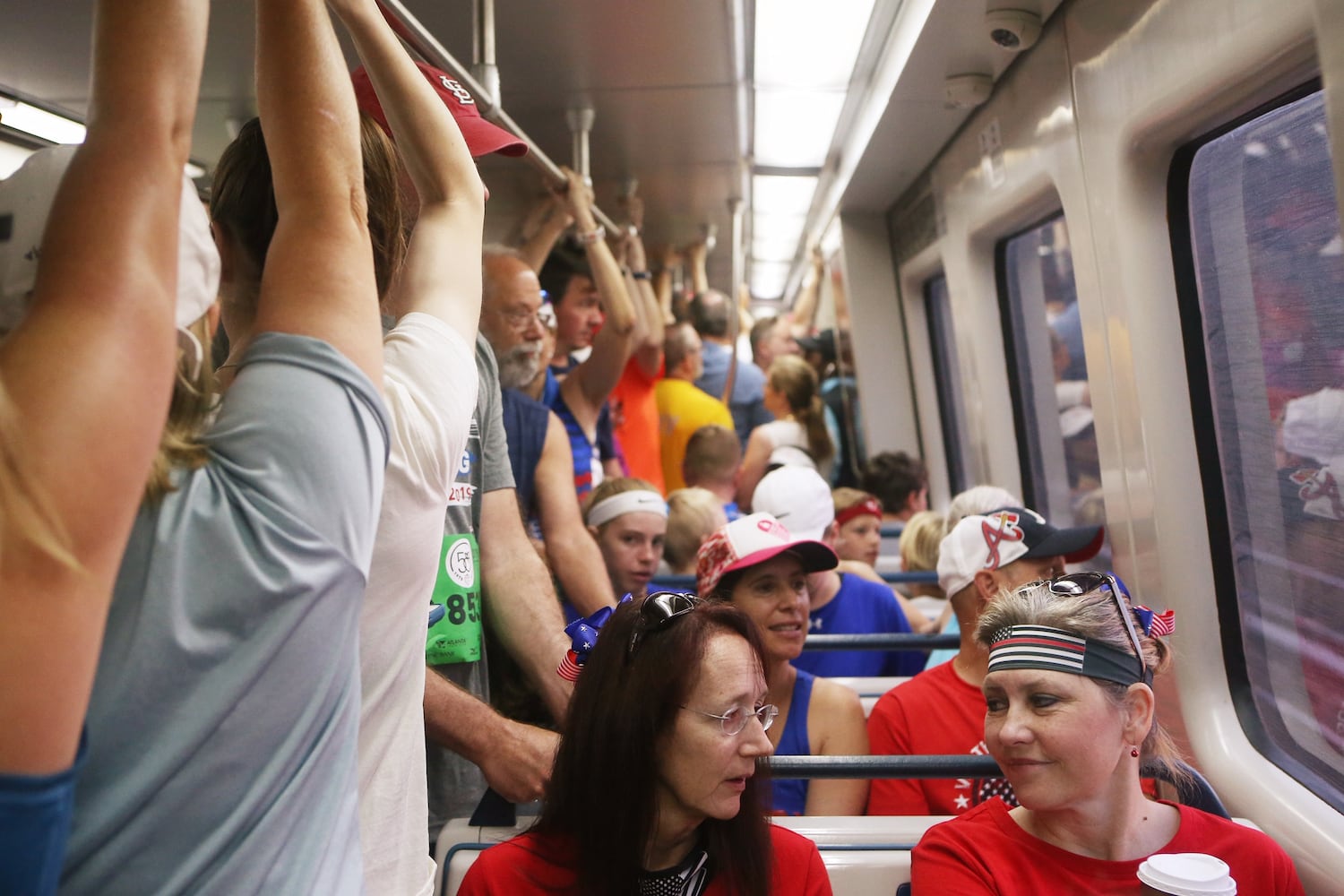 PHOTOS: Scenes at 2019 AJC Peachtree Road Race