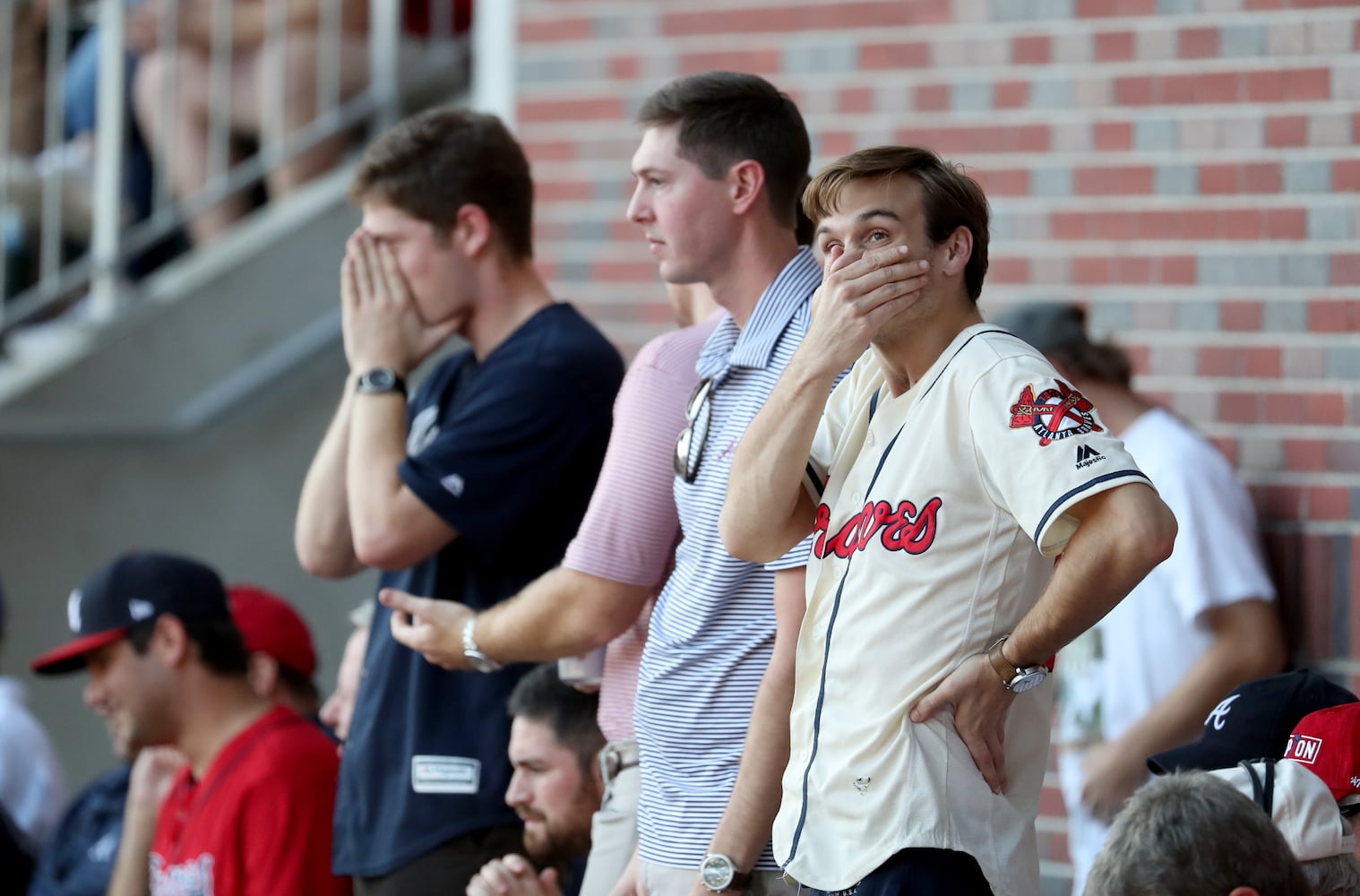 Photos: The scene at the Braves-Cardinals game