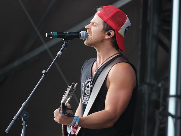 Kip Moore is a straight-up rocker with country undertones. Joe Nichols had the ladies' attention. Photo: Melissa Ruggieri/AJC