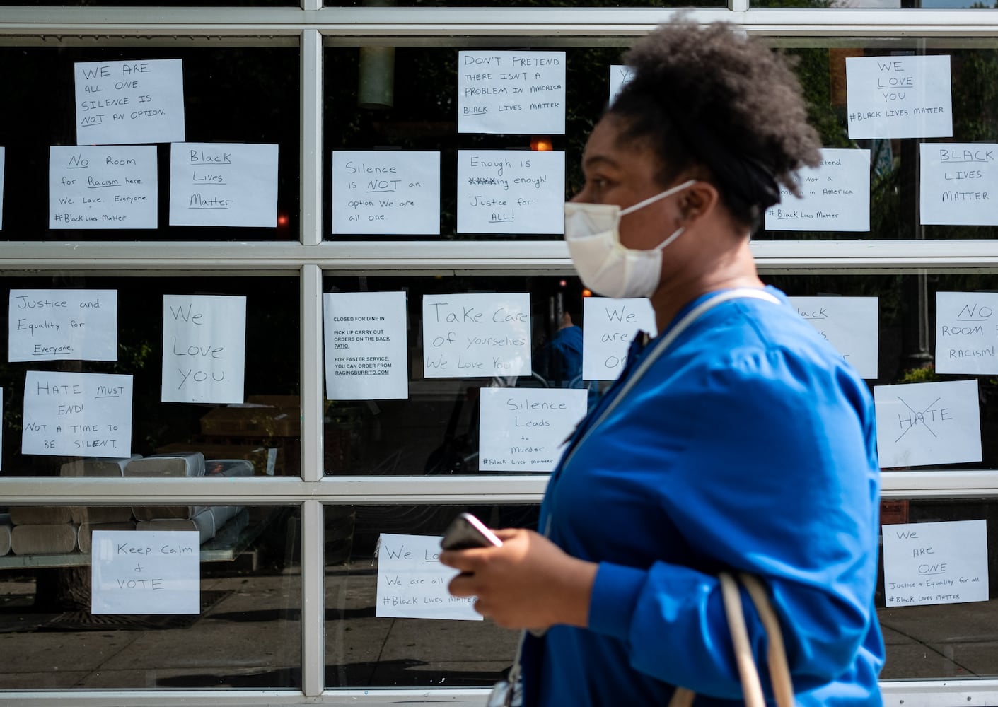 PHOTOS: Protesters gather across metro Atlanta