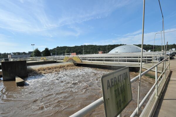 Snapfinger Advanced Wastewater Treatment Facility on Sept. 20, 2013. HYOSUB SHIN / HSHIN@AJC.COM