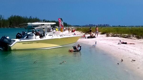 With nearly eight miles of beach, Keewaydin Island is a remote hideaway only accessible by boat. The barrier island lies between Marco Island and Naples Fla. (Katherine Rodeghier/Chicago Tribune/TNS)