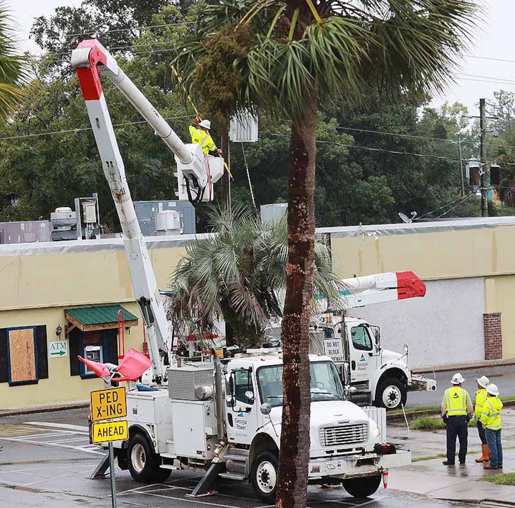 PHOTOS: Hurricane Dorian’s outer bands reach South Georgia