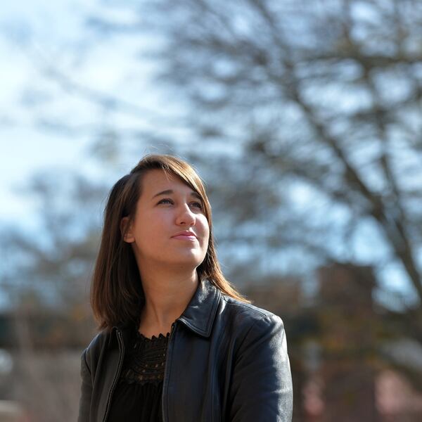 University of Georgia graduate Katherine Garcia said she was raped at a fraternity party in 2012, and has since become an advocate speaking out against sexual violence. Garcia said she blacked out after someone put something in her drink. When she came to, she said she was in the middle of being raped. BRANT SANDERLIN / BSANDERLIN@AJC.COM