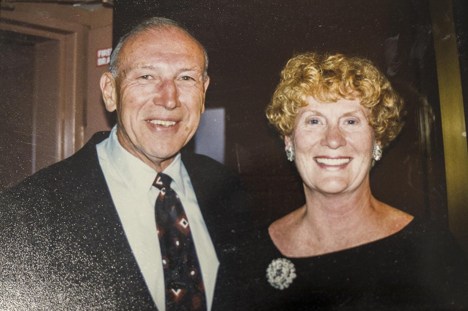 Adam Bennett, seen in this family photo with his wife Nancy, was a World War II Veteran, who died in 2017 after suffering injuries at Sunrise of East Cobb, an assisted living facility. (Family photo)