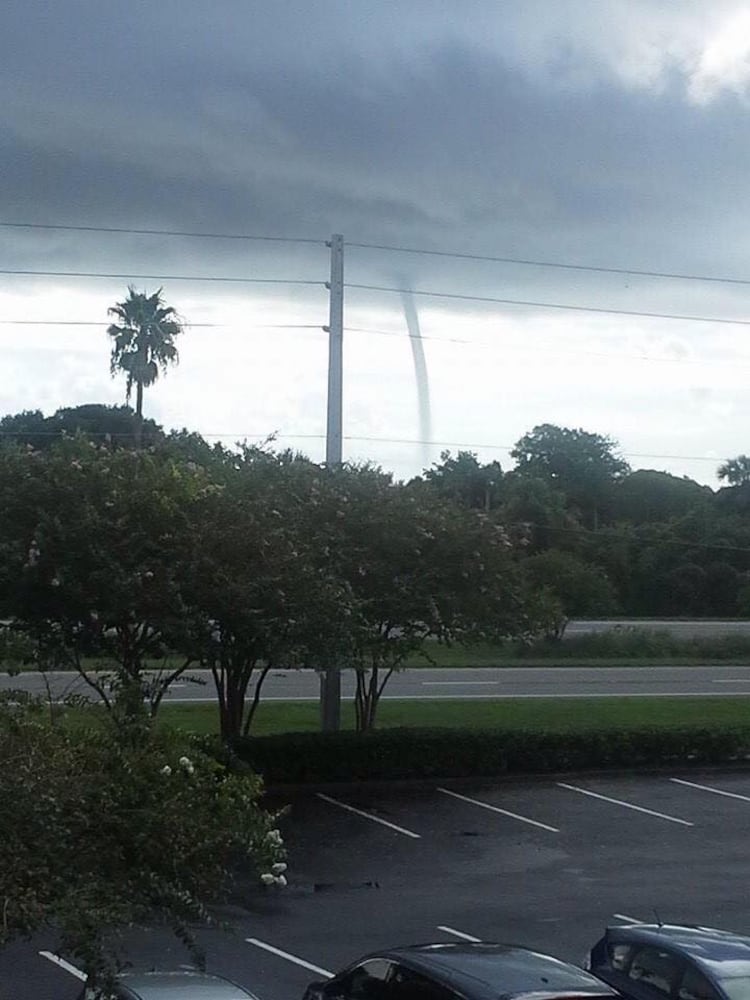 Waterspout off St. Johns County coast