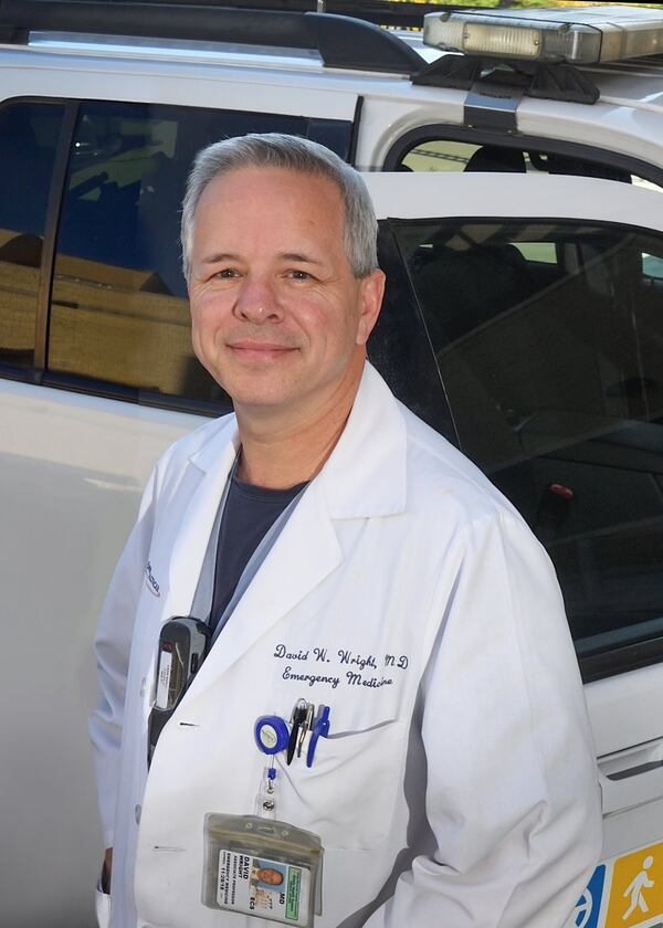 Dr. David Wright, professor and chair of the Department of Emergency Medicine at Emory, is also concerned people are dismissing symptoms of a stroke, heart attack and other health emergencies over fear of COVID-19.CONTRIBUTED