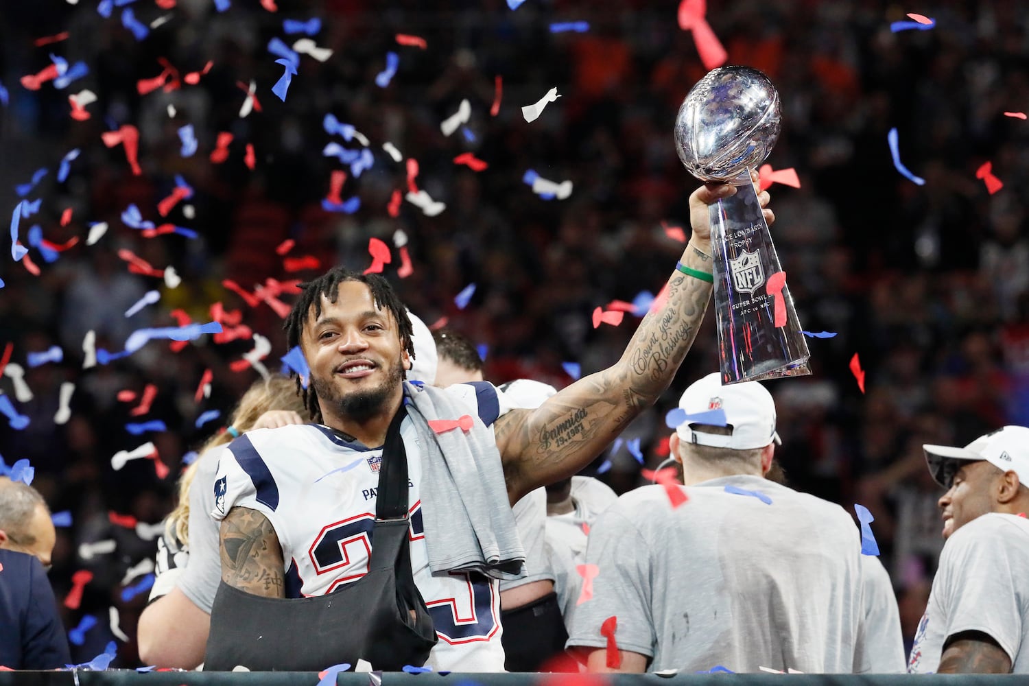 Photos: Patriots celebrate, Rams commiserate at Super Bowl