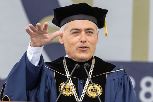 Georgia Tech President Ángel Cabrera. AJC FILE PHOTO.