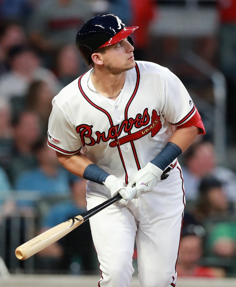 Photos: Braves’ Austin Riley crushes home run in his first game