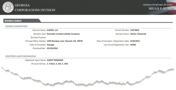 Georgia authorities do not check whether the information submitted in a business registration is accurate, and there is no penalty for submitting misleading information for an LLC.