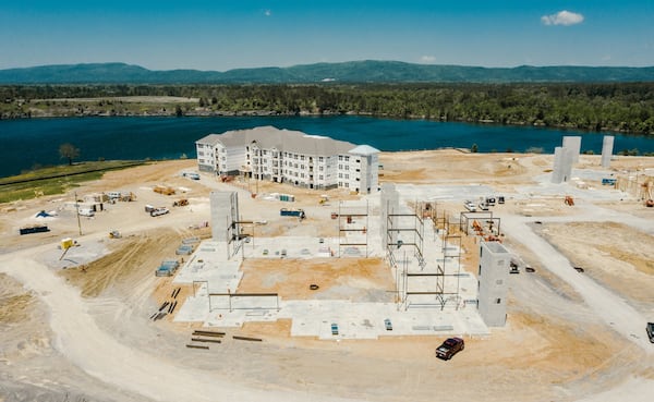 The Spires, a retirement housing complex, is under construction at Berry College. It’s scheduled to open in 2020 and many spaces are already reserved. The college says it will give current students another place to work while in school, create another revenue stream for the college and allow an older generation to become more involved on campus. (Courtesy of The Spires at Berry College)