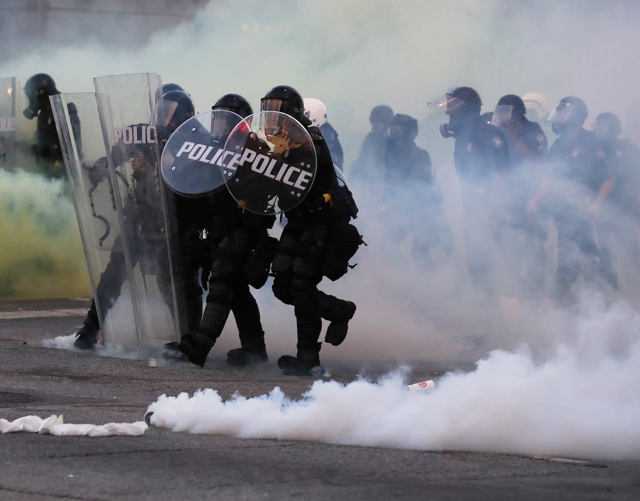 PHOTOS: Third day of protests in downtown Atlanta