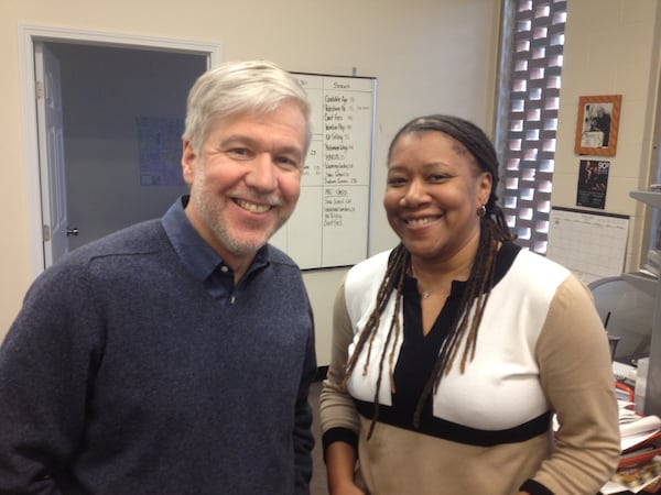 Denis O'Hayer and Rose Scott will be hosting a new two-hour noon show starting January 12, 2015. CREDIT: Rodney Ho/rho@ajc.com