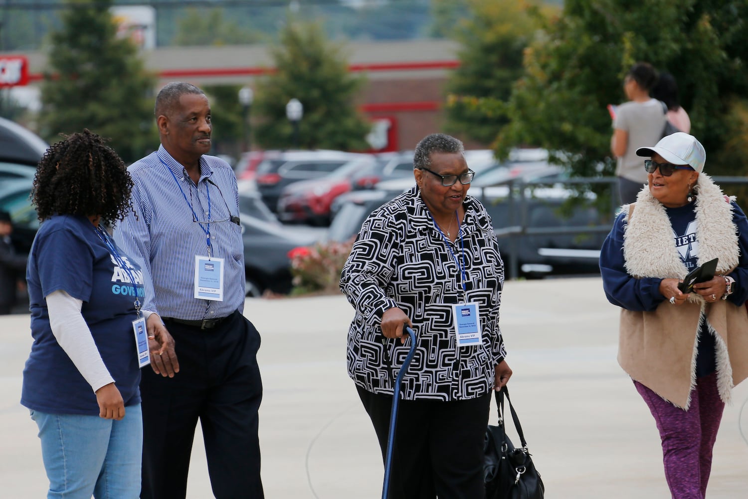 Photos: Oprah campaigns with Stacey Abrams