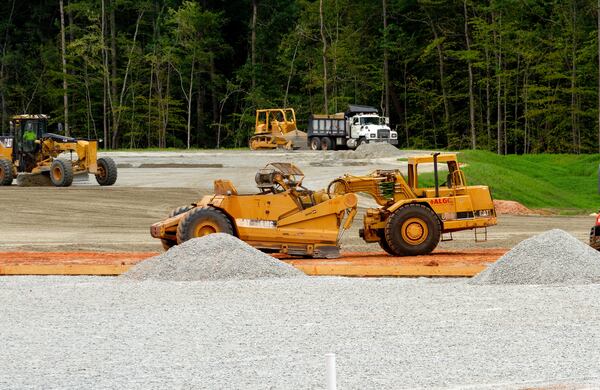 The planned concrete recycling plant is currently under construction. STEVE SCHAEFER FOR THE ATLANTA JOURNAL-CONSTITUTION