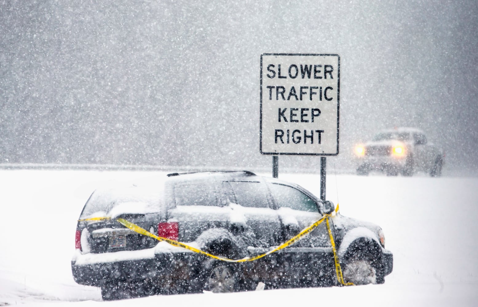 Photos: Winter storm blankets South in snow, ice