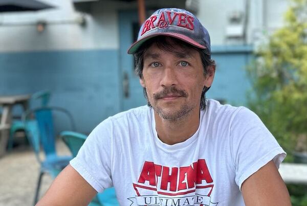 Edward Stephens poses for a photo outside Normal Bar in Athens, Ga. on July 3, 2024.